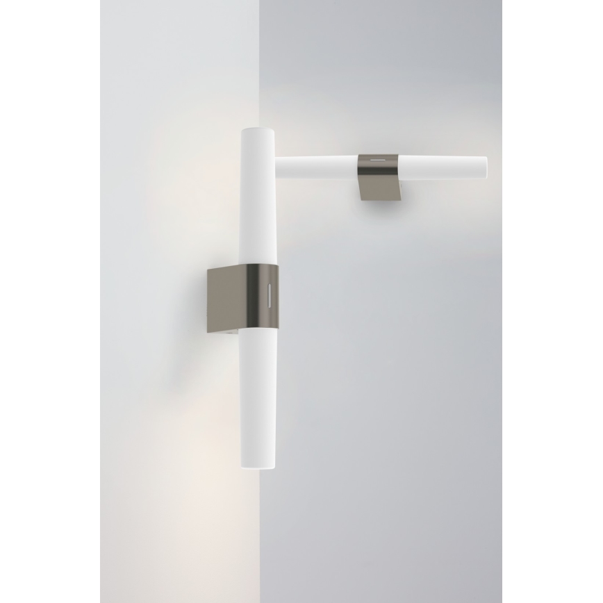 Nordlux - LED Stmívatelné koupelnové osvětlení zrcadla HELVA LED/9,5W/230V IP44 3000/4000K CRI 90 matný chrom