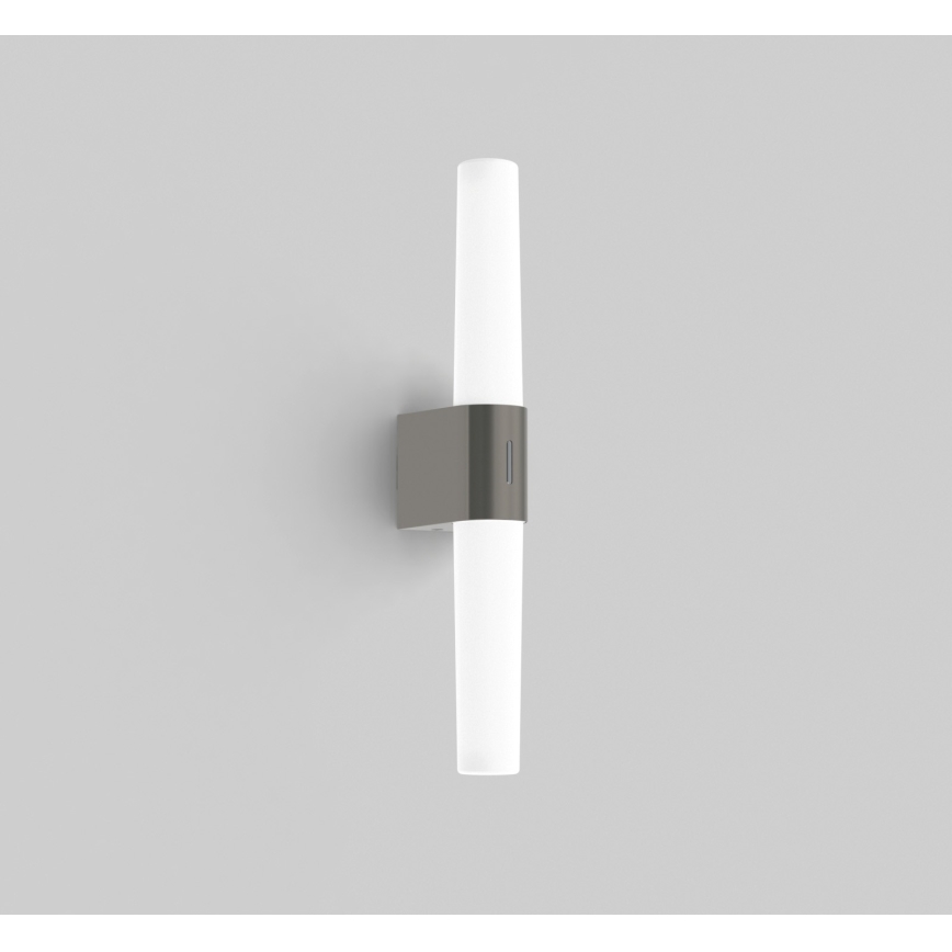 Nordlux - LED Stmívatelné koupelnové osvětlení zrcadla HELVA LED/9,5W/230V IP44 3000/4000K CRI 90 matný chrom