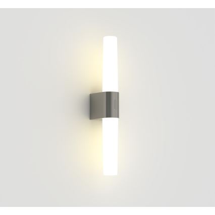 Nordlux - LED Stmívatelné koupelnové osvětlení zrcadla HELVA LED/9,5W/230V IP44 3000/4000K CRI 90 matný chrom