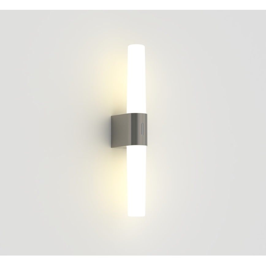 Nordlux - LED Stmívatelné koupelnové osvětlení zrcadla HELVA LED/9,5W/230V IP44 3000/4000K CRI 90 matný chrom