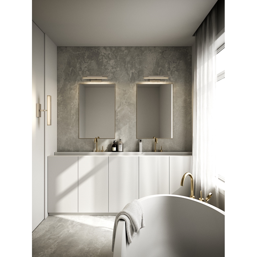 Nordlux - LED Stmívatelné koupelnové osvětlení zrcadla OTIS LED/14W/230V IP44 40 cm stříbrná