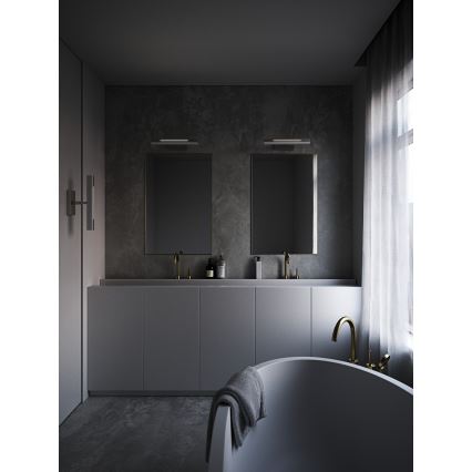Nordlux - LED Stmívatelné koupelnové osvětlení zrcadla OTIS LED/14W/230V IP44 40 cm stříbrná