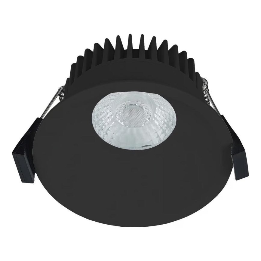 Nordlux - LED Stmívatelné koupelnové podhledové svítidlo ALBRIC LED/8W/230V IP44 černá