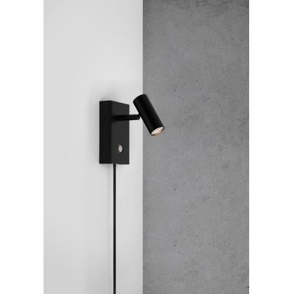 Nordlux - LED Stmívatelné nástěnné bodové svítidlo OMARI LED/3,2W/230V černá