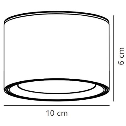 Nordlux - LED Stmívatelné stropní svítidlo FALLON LED/5,5W/230V 2700K bílá