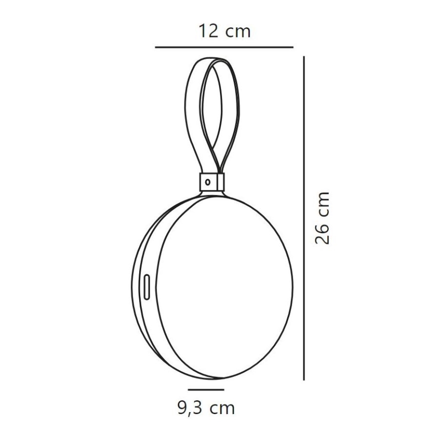 Nordlux - LED Stmívatelné venkovní přenosné svítidlo BRING TO-GO LED/1W/3,7V IP54 1500 mAh zelená