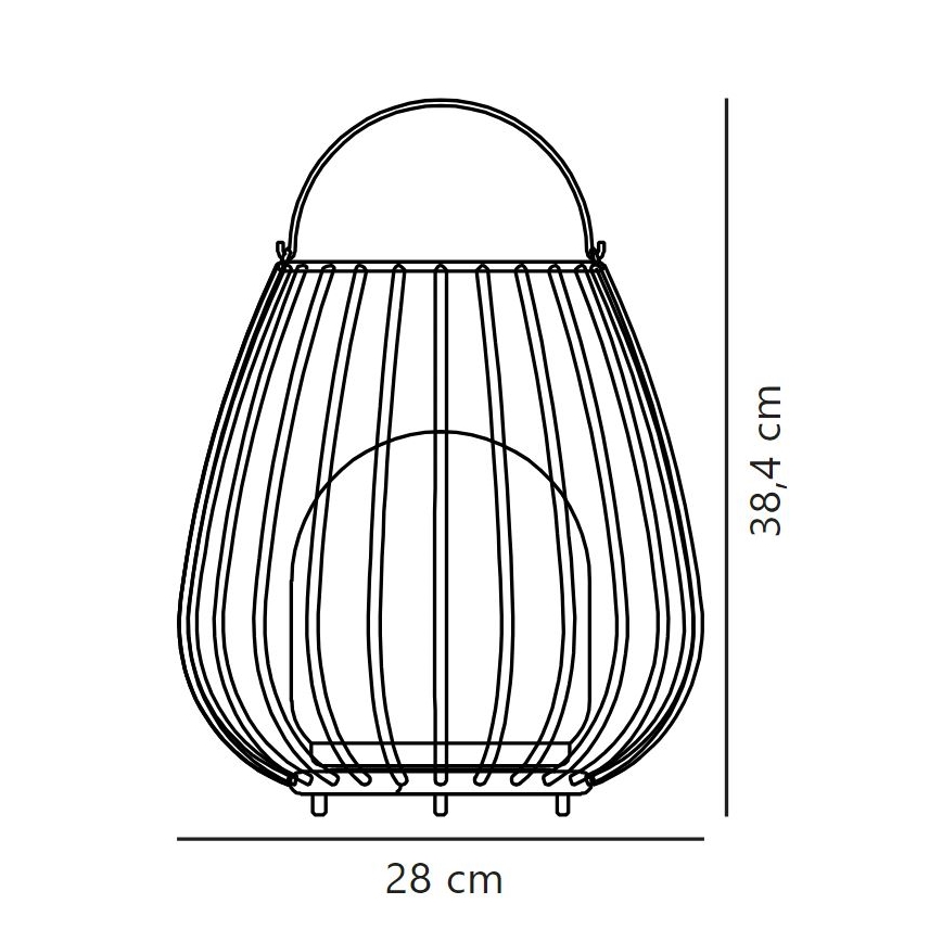 Nordlux - LED Stmívatelné venkovní přenosné svítidlo JIM TO-GO LED/3W/3,7V IP54 5000 mAh černá