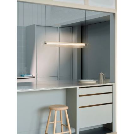 Nordlux - LED Stmívatelný lustr na lanku ALIANI LED/20W/230V 3000K 100 cm černá/čirá