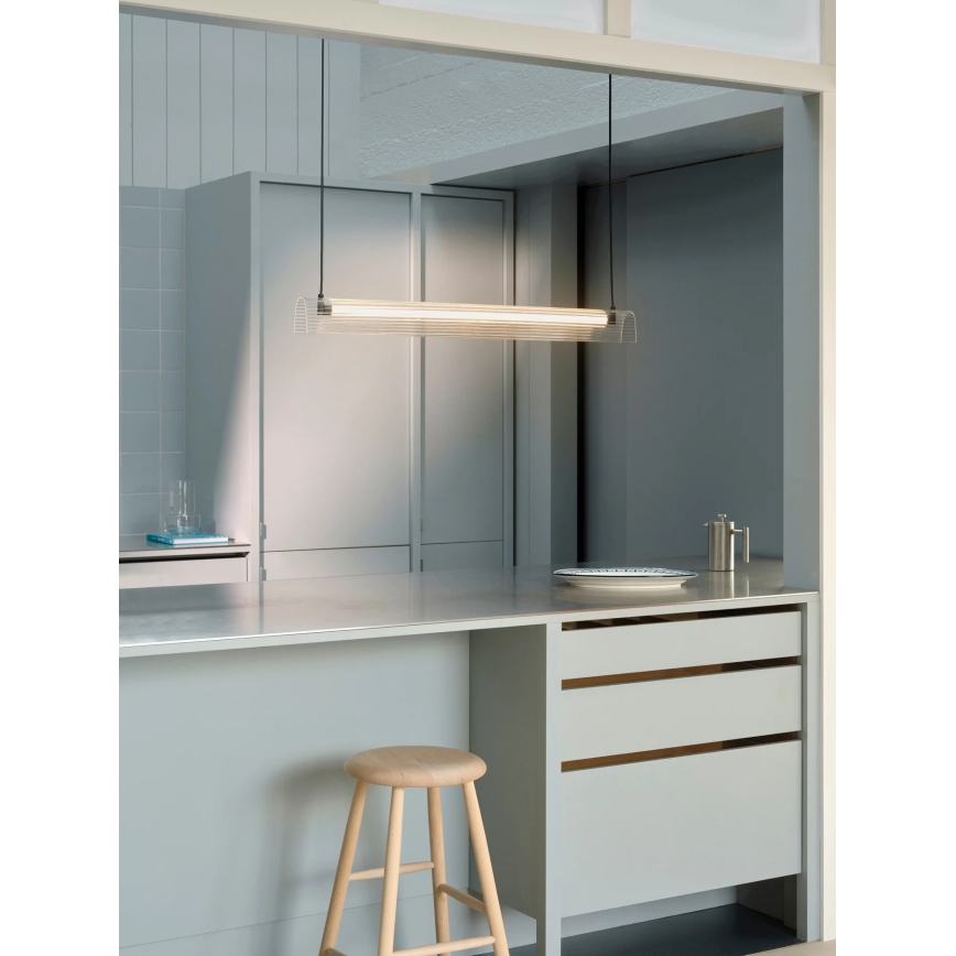 Nordlux - LED Stmívatelný lustr na lanku ALIANI LED/20W/230V 3000K 100 cm černá/čirá