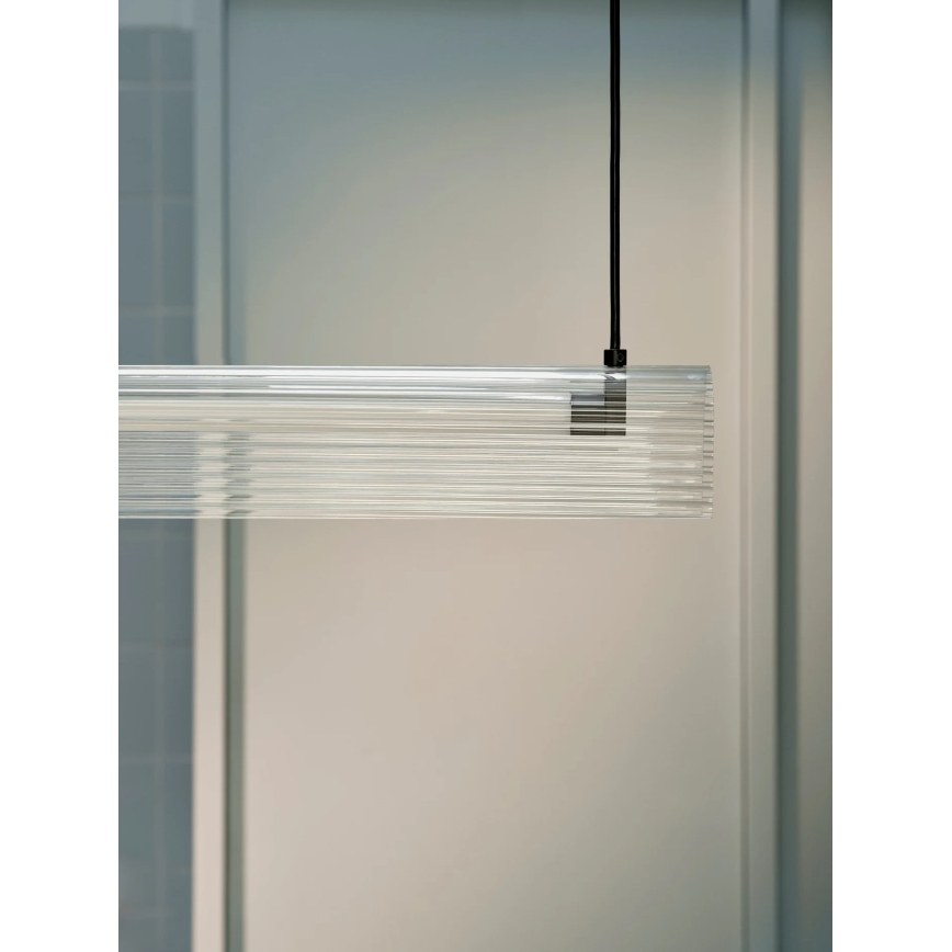 Nordlux - LED Stmívatelný lustr na lanku ALIANI LED/20W/230V 3000K 100 cm černá/čirá