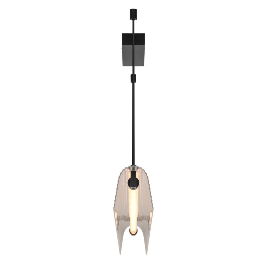 Nordlux - LED Stmívatelný lustr na lanku ALIANI LED/20W/230V 3000K 100 cm černá/čirá