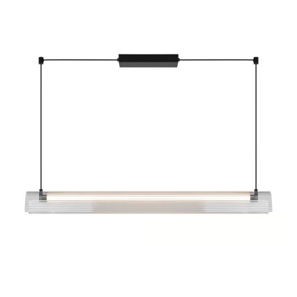 Nordlux - LED Stmívatelný lustr na lanku ALIANI LED/20W/230V 3000K 100 cm černá/čirá