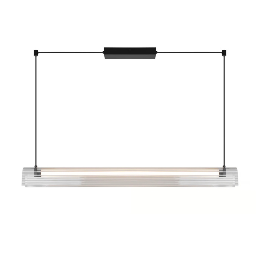 Nordlux - LED Stmívatelný lustr na lanku ALIANI LED/20W/230V 3000K 100 cm černá/čirá