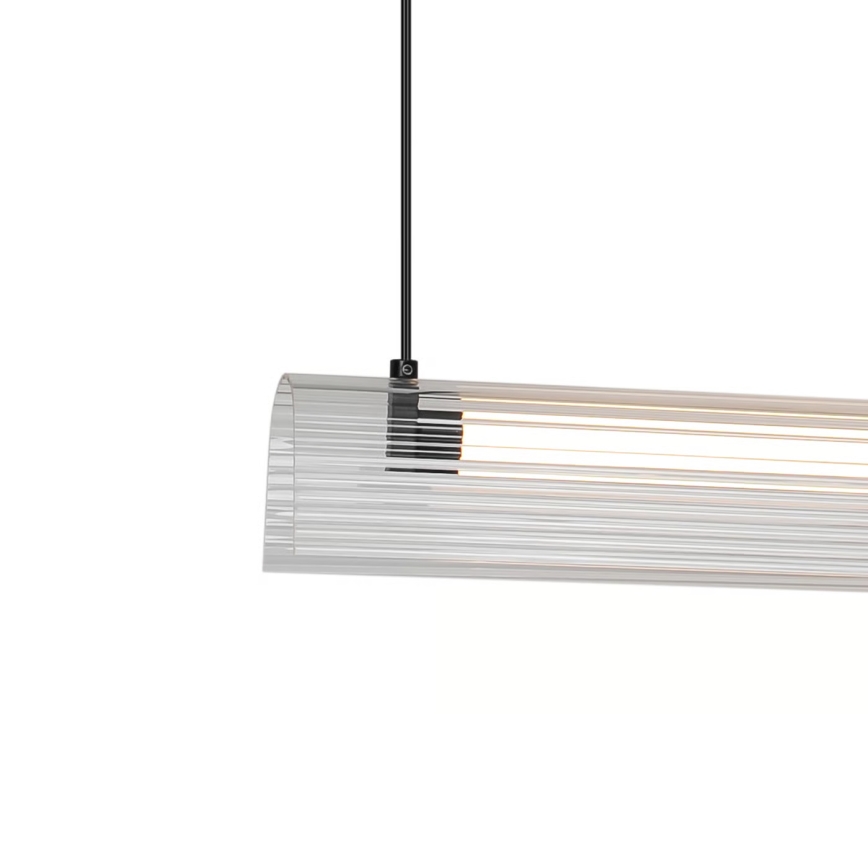 Nordlux - LED Stmívatelný lustr na lanku ALIANI LED/20W/230V 3000K 100 cm černá/čirá