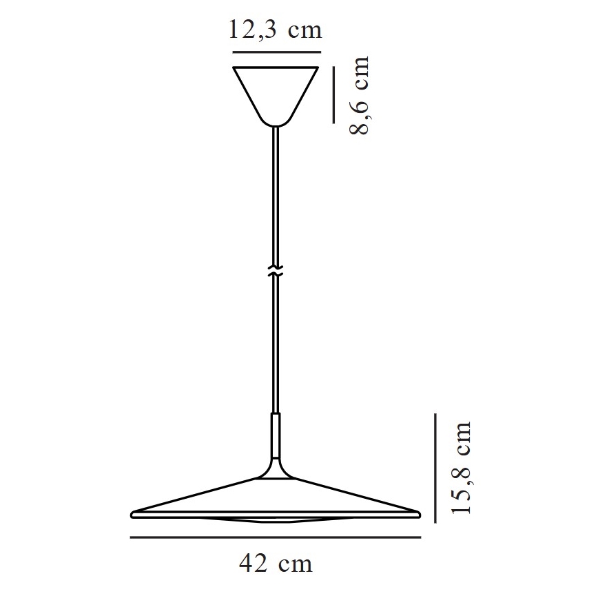 Nordlux - LED Stmívatelný lustr na lanku BALANCE LED/230V 2700K černá