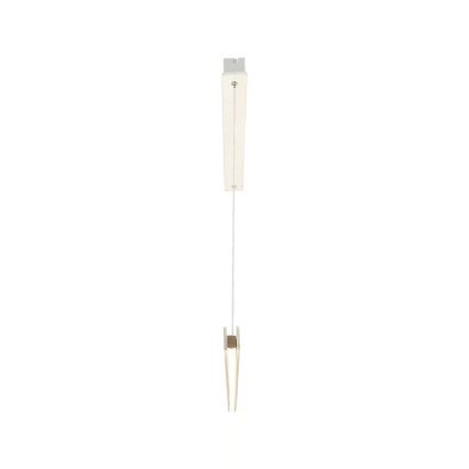 Nordlux - LED Stmívatelný lustr na lanku ILGAS LED/47W/230V 3000K bílá/jasan 115 cm