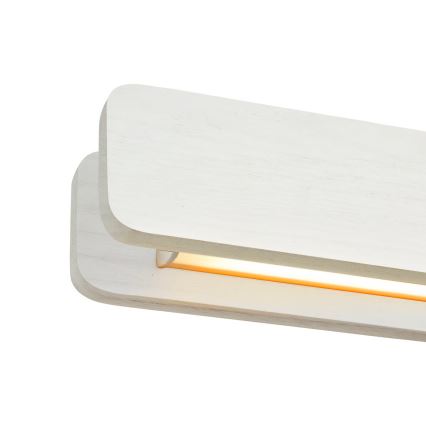 Nordlux - LED Stmívatelný lustr na lanku ILGAS LED/47W/230V 3000K bílá/jasan 115 cm
