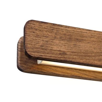 Nordlux - LED Stmívatelný lustr na lanku ILGAS LED/47W/230V 3000K hnědá/jasan