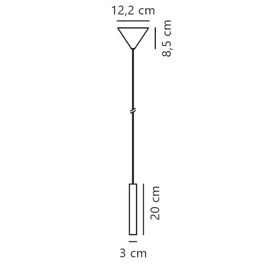 Nordlux - LED Stmívatelný lustr na lanku OMARI LED/4,4W/230V černá