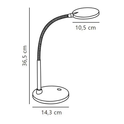 Nordlux - LED Stolní lampa DOVE LED/4,5W/230V