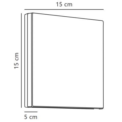 Nordlux - LED Venkovní nástěnné svítidlo ARTEGO LED/7,2W/230V 3000K IP54
