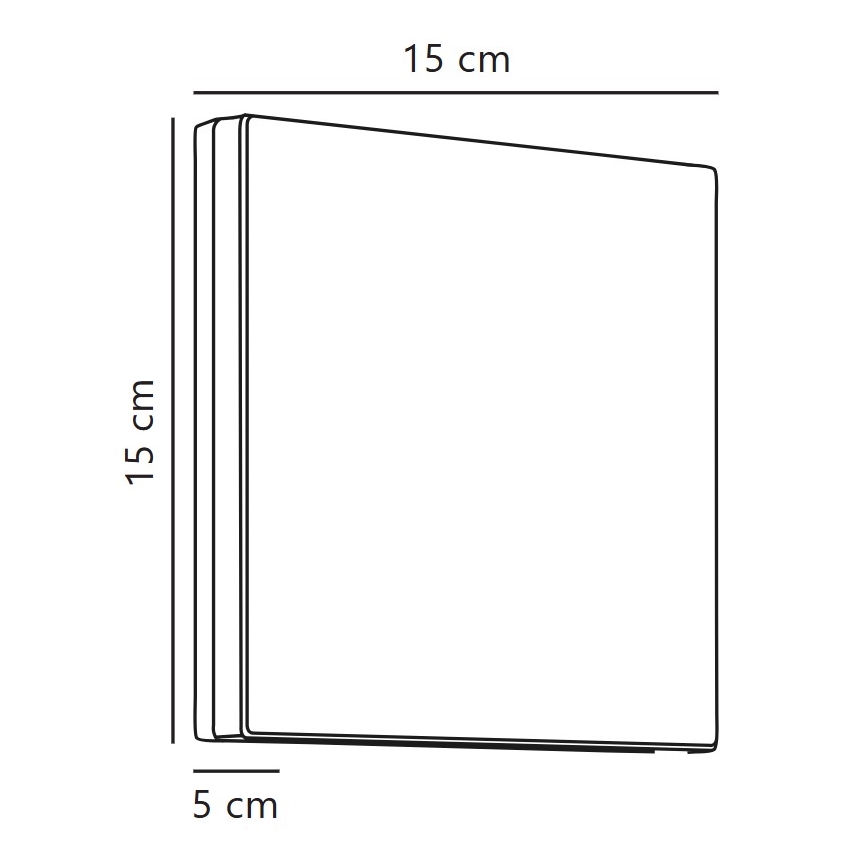 Nordlux - LED Venkovní nástěnné svítidlo ARTEGO LED/7,2W/230V 3000K IP54
