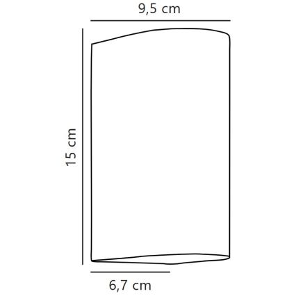 Nordlux - LED Venkovní nástěnné svítidlo ASBOL LED/13,3W/230V 3000K IP44