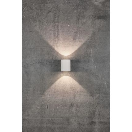 Nordlux - LED Venkovní nástěnné svítidlo CANTO 2xLED/5,5W/230V IP44 bílá