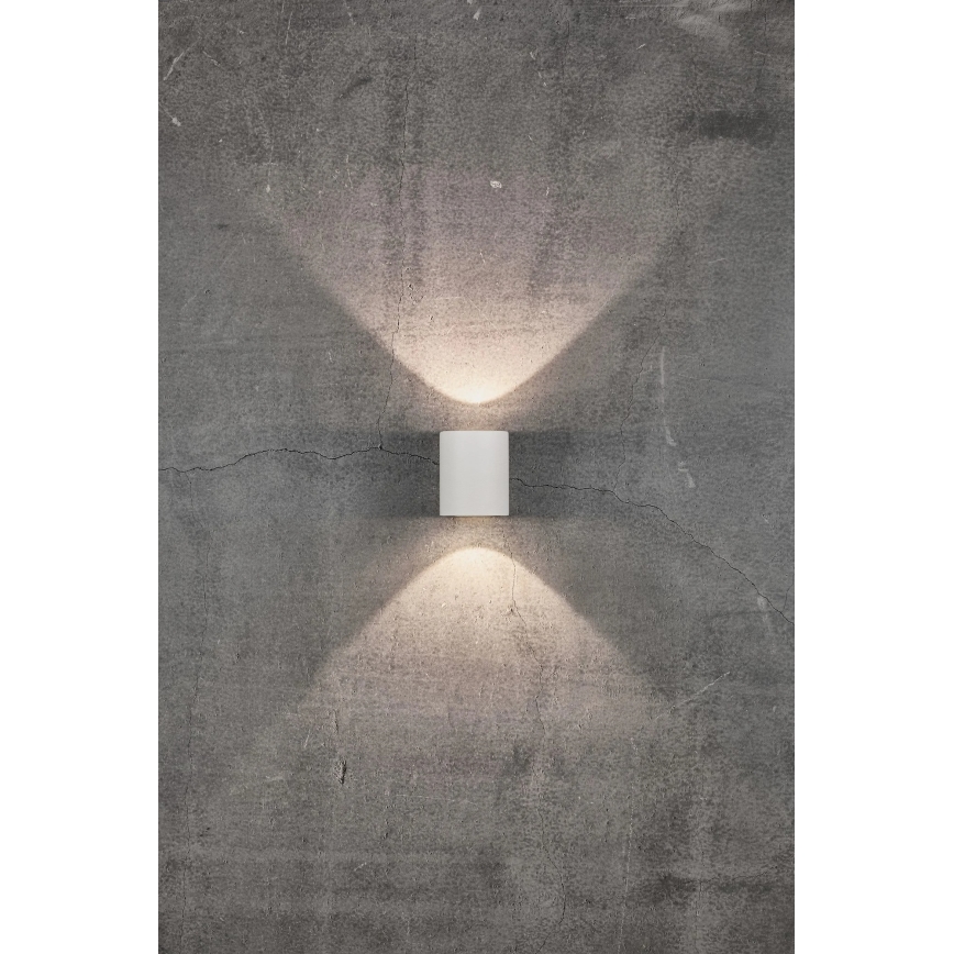Nordlux - LED Venkovní nástěnné svítidlo CANTO 2xLED/5,5W/230V IP44 bílá