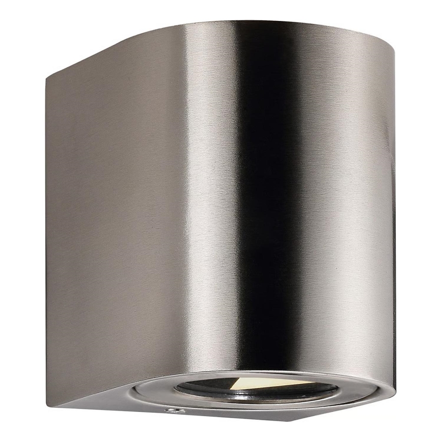 Nordlux - LED Venkovní nástěnné svítidlo CANTO 2xLED/5,5W/230V IP44 nerez
