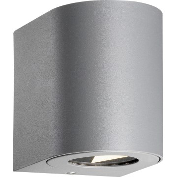 Nordlux - LED Venkovní nástěnné svítidlo CANTO 2xLED/5,5W/230V IP44 šedá