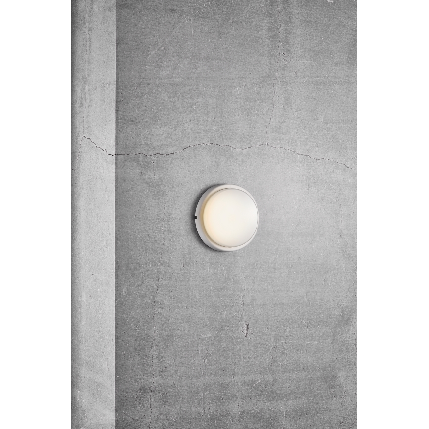 Nordlux - LED Venkovní nástěnné svítidlo CUBA LED/6,5W/230V IP54 pr. 17,5 cm bílá