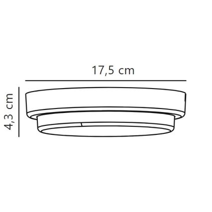 Nordlux - LED Venkovní nástěnné svítidlo CUBA LED/6,5W/230V IP54 pr. 17,5 cm bílá
