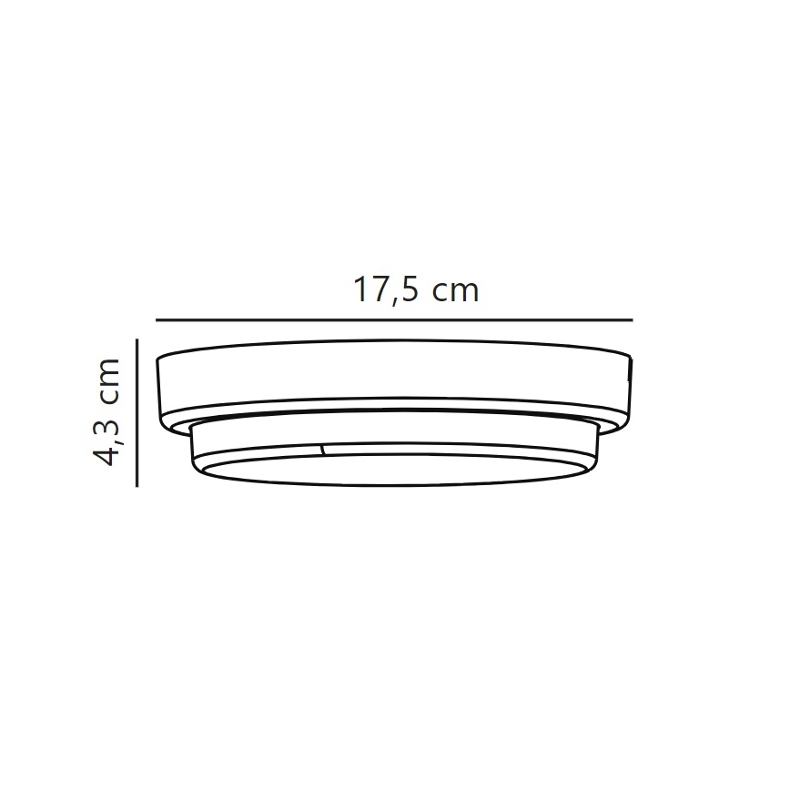 Nordlux - LED Venkovní nástěnné svítidlo CUBA LED/6,5W/230V IP54 pr. 17,5 cm bílá