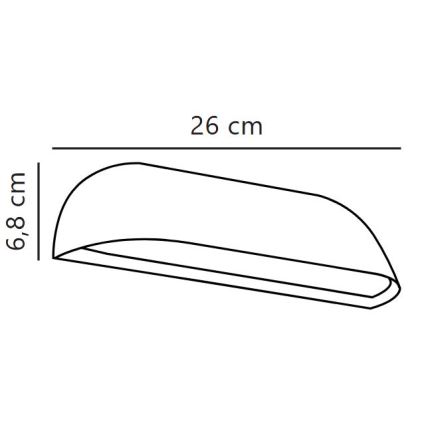 Nordlux - LED Venkovní nástěnné svítidlo FRONT LED/9,5W/230V IP44