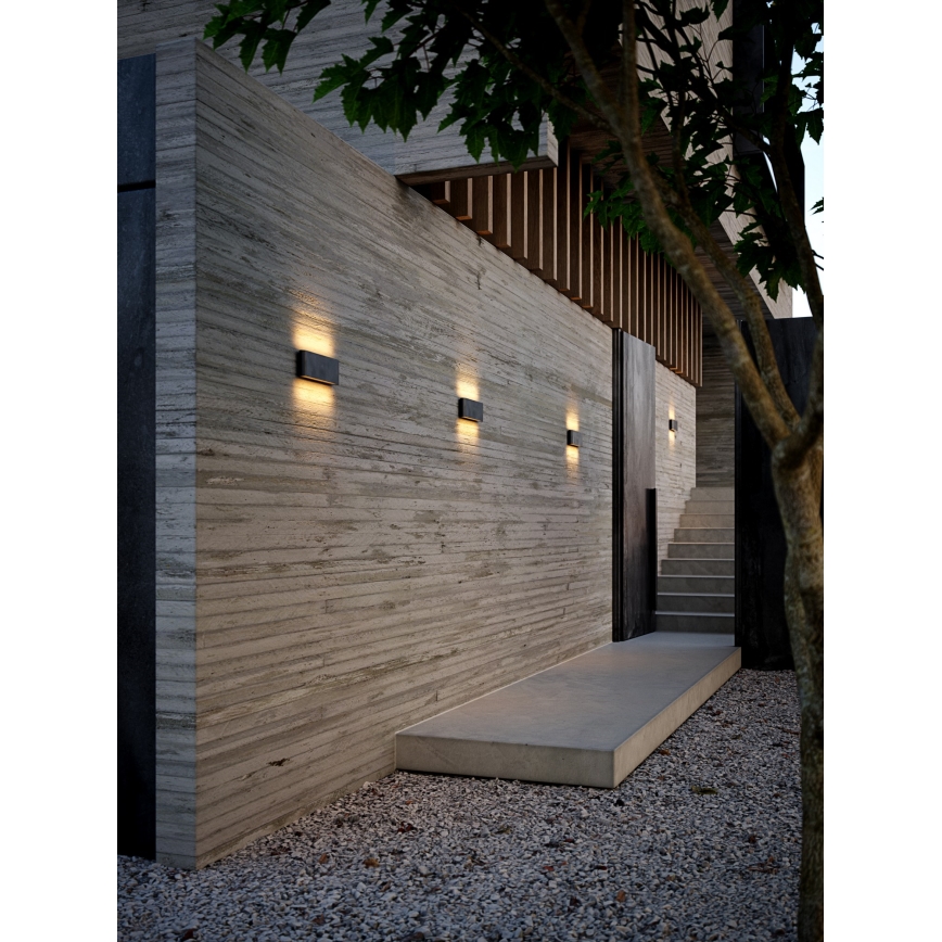 Nordlux - LED Venkovní nástěnné svítidlo KINVER LED/10W/230V IP54 černá
