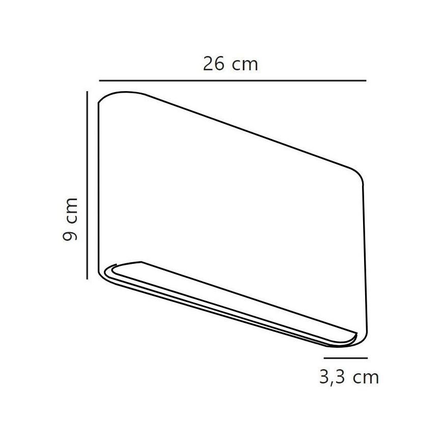 Nordlux - LED Venkovní nástěnné svítidlo KINVER LED/10W/230V IP54 černá