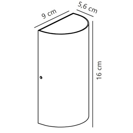 Nordlux - LED Venkovní nástěnné svítidlo ROLD LED/10,5W/230V 3000K IP54 černá