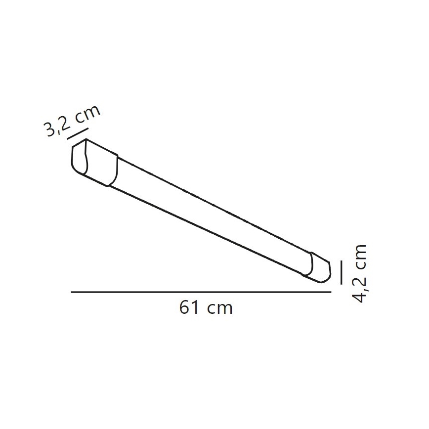 Nordlux - LED Zářivkové svítidlo ARLINGTON LED/10W/230V 61 cm