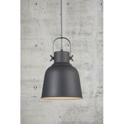 Nordlux - Lustr na lanku ADRIAN 1xE27/40W/230V pr. 25 cm antracit