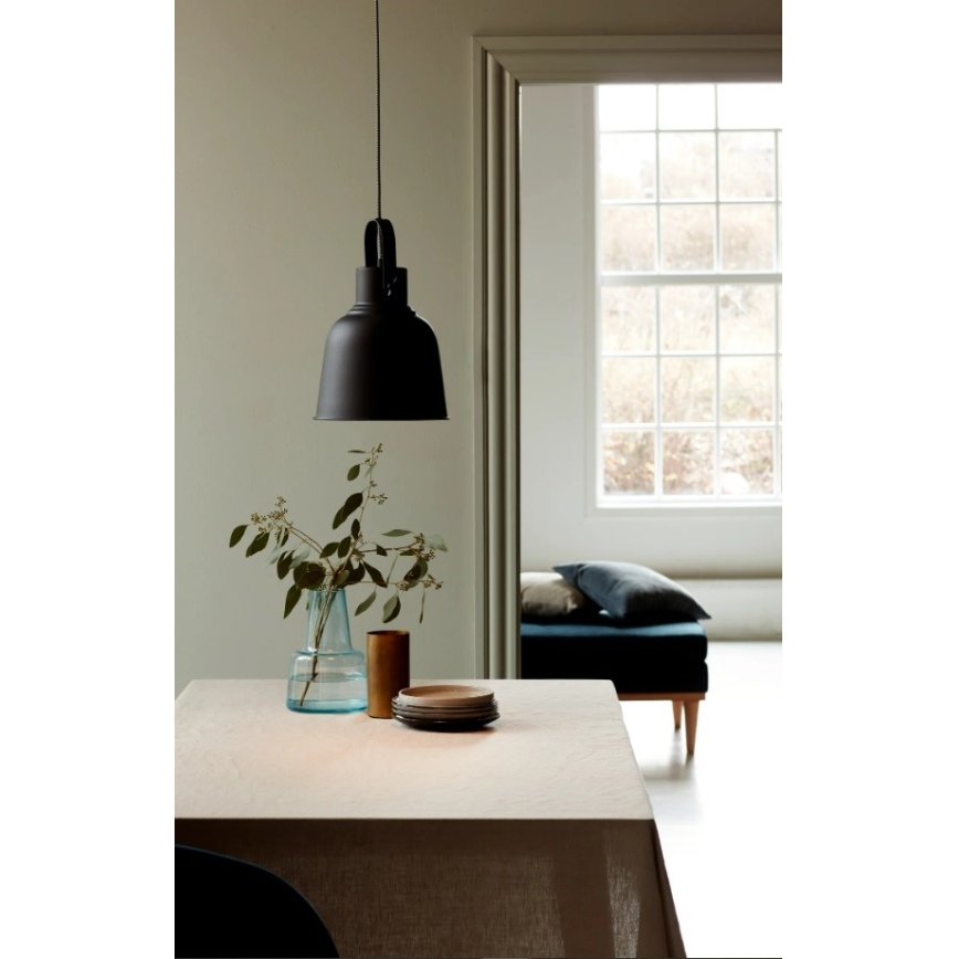 Nordlux - Lustr na lanku ADRIAN 1xE27/40W/230V pr. 25 cm antracit