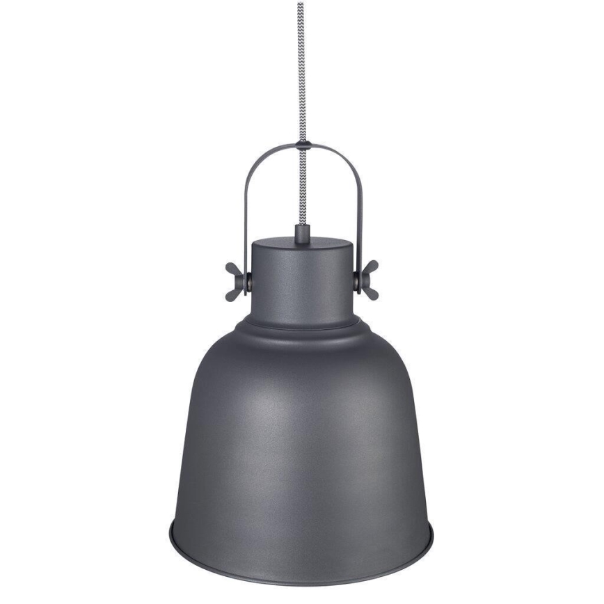 Nordlux - Lustr na lanku ADRIAN 1xE27/40W/230V pr. 25 cm antracit