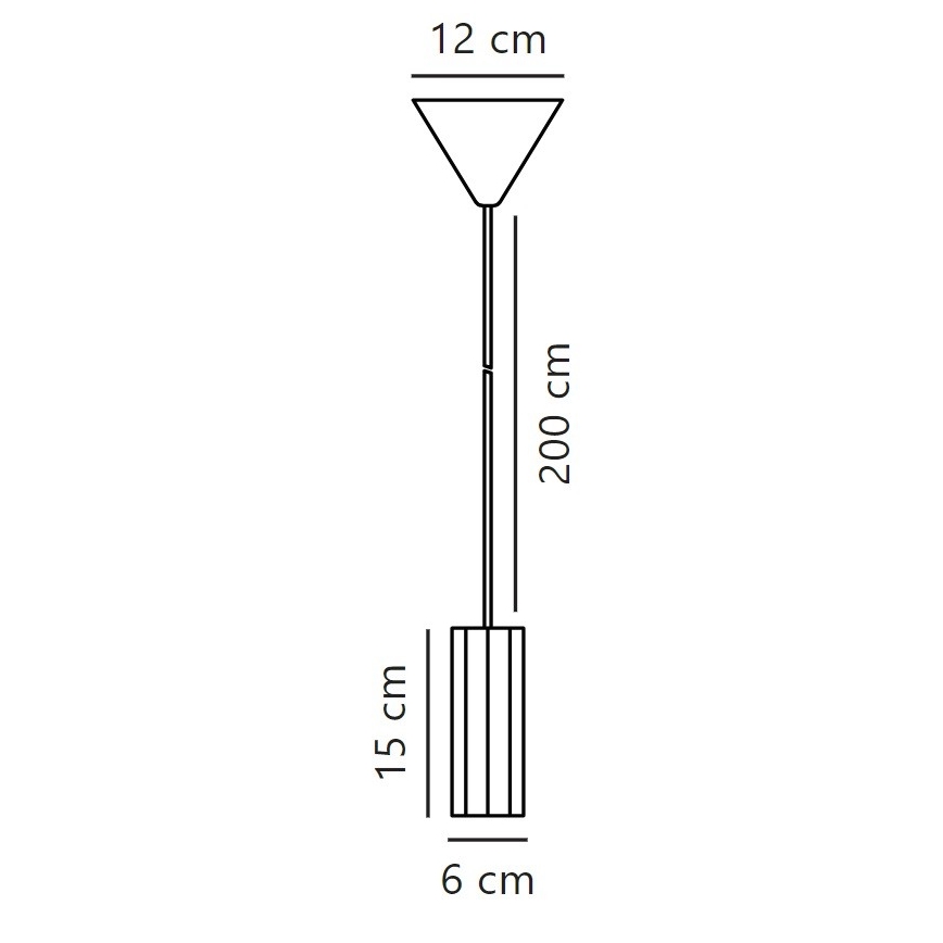 Nordlux - Lustr na lanku ALANIS 1xGU10/15W/230V
