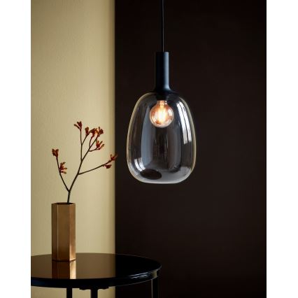 Nordlux - Lustr na lanku ALTON 1xE27/60W/230V černá