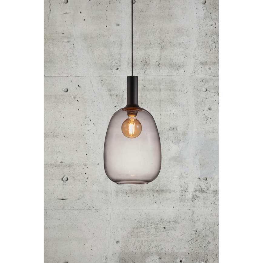 Nordlux - Lustr na lanku ALTON 1xE27/60W/230V černá