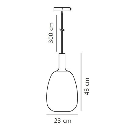 Nordlux - Lustr na lanku ALTON 1xE27/60W/230V černá