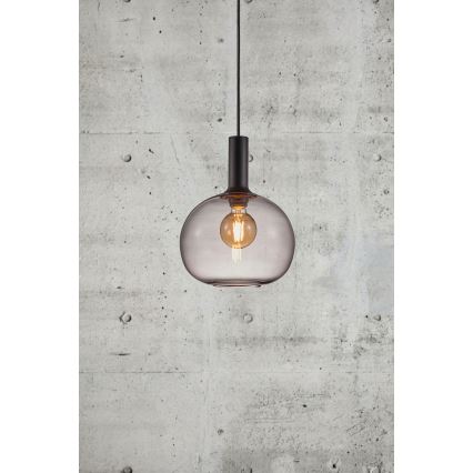 Nordlux - Lustr na lanku ALTON 1xE27/60W/230V černá