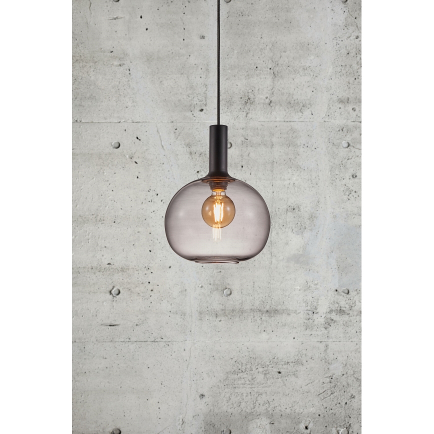 Nordlux - Lustr na lanku ALTON 1xE27/60W/230V černá