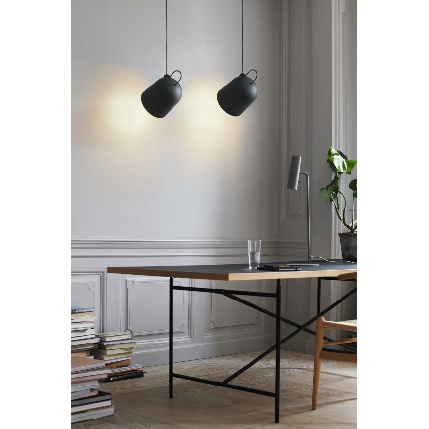 Nordlux - Lustr na lanku ANGLE 1xE27/25W/230V černá