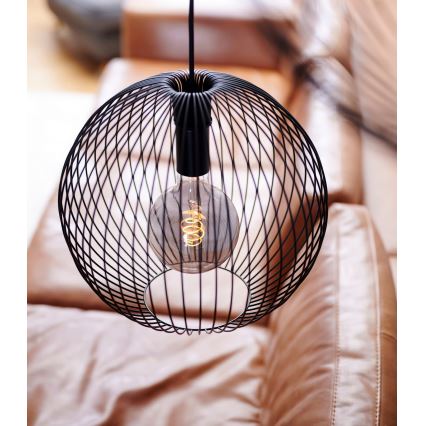 Nordlux - Lustr na lanku BERONI 1xE27/60W/230V černá
